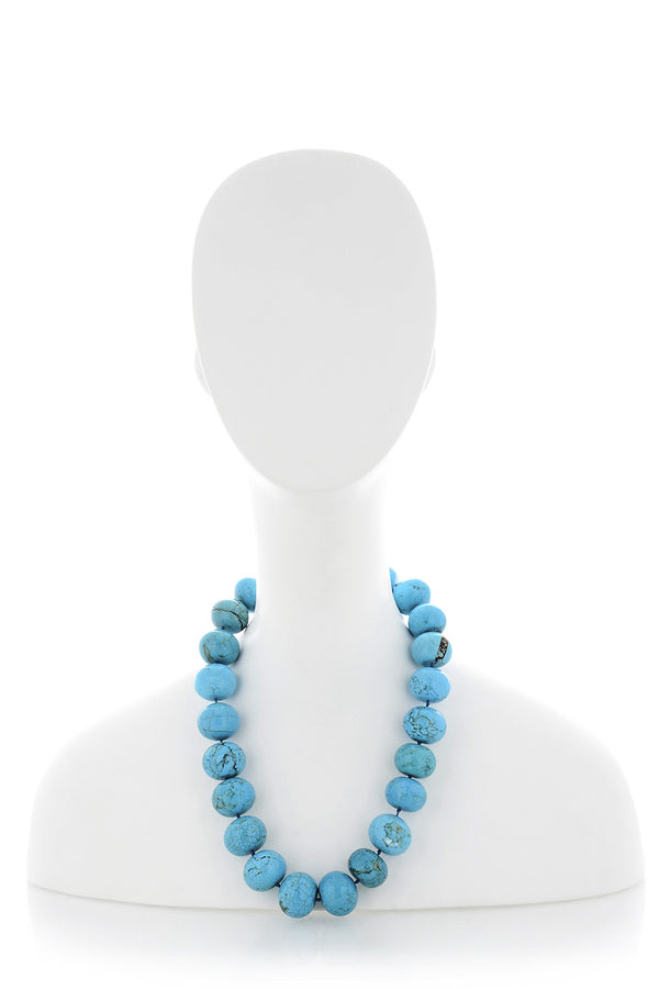 KENNETH JAY LANE ARIA Turquoise Stones Necklace
