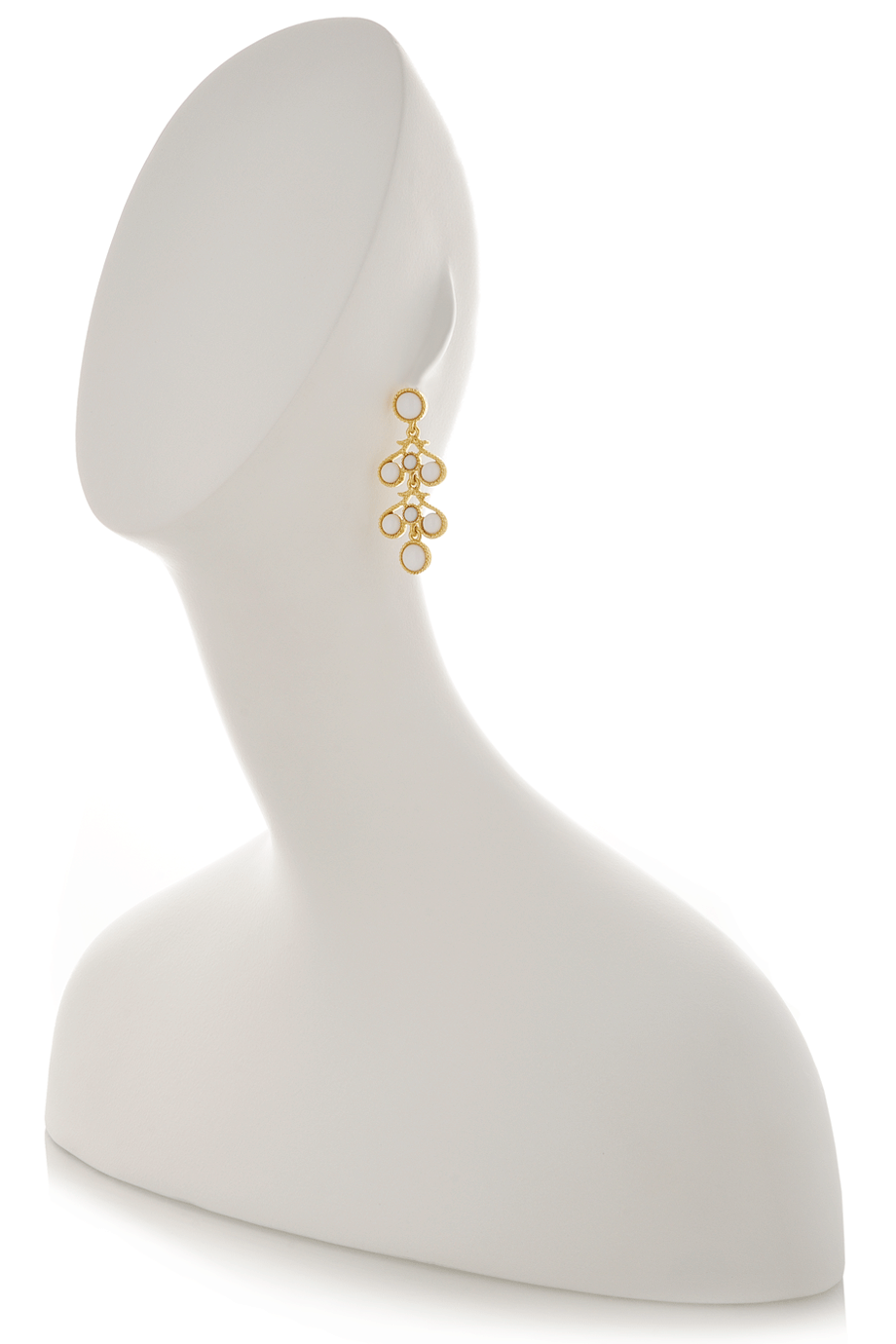 KENNETH JAY LANE BAROQUE White Gold Earrings – PRET-A-BEAUTE