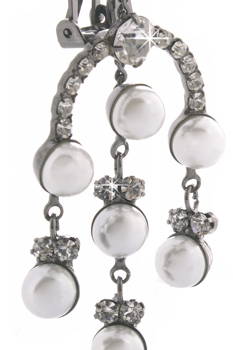 KENNETH JAY LANE Chandelier Pearl Earrings