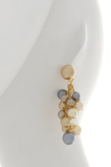 KENNETH JAY LANE - DROP Multi Pearl Clip Earrings Jewelry