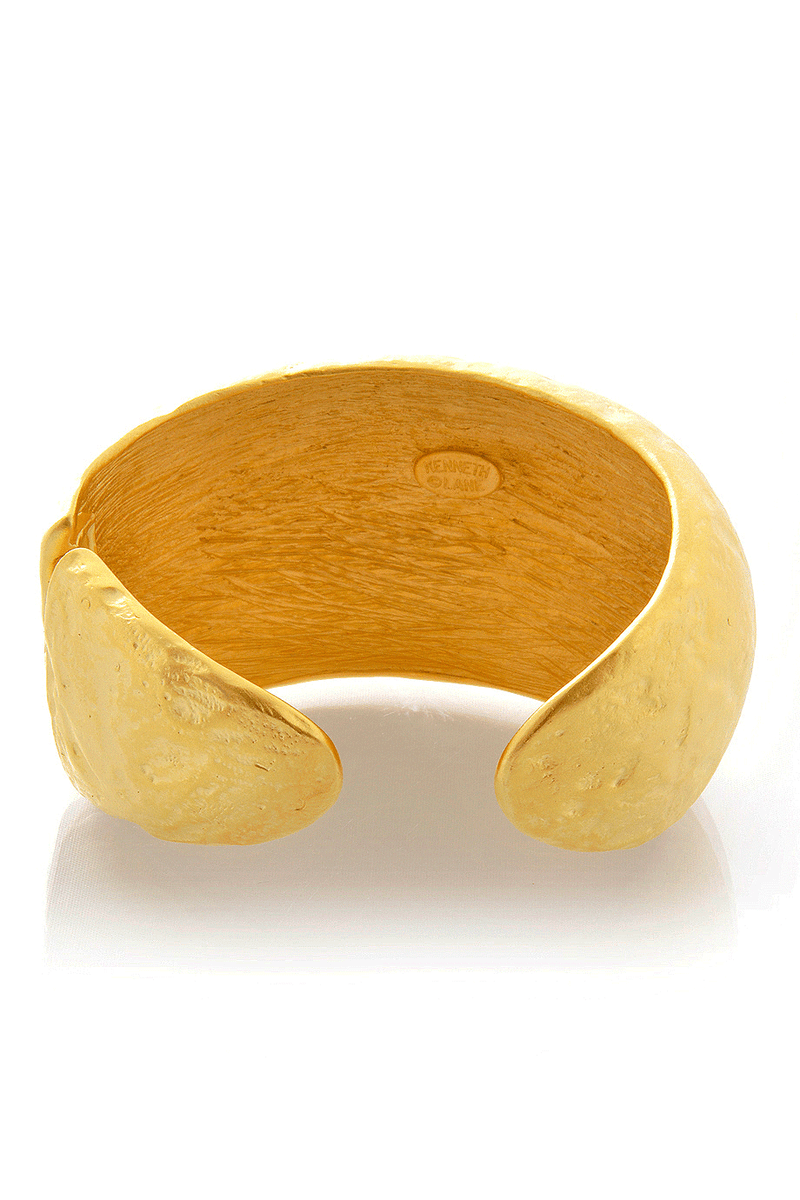 Hammered Gold Cuff Bracelet – Deleuse Fine Jewelry