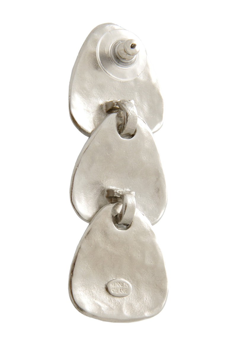 KENNETH JAY LANE Roman Silver Earrings