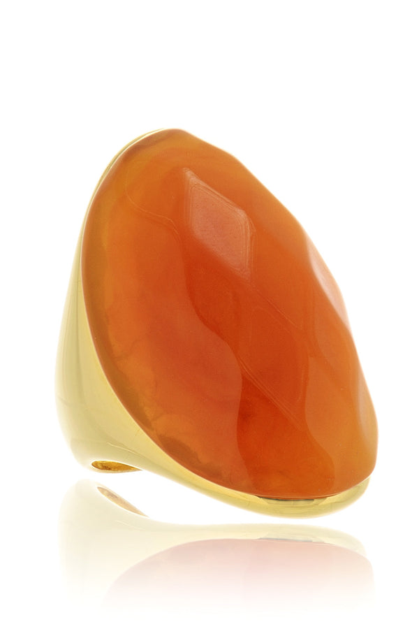 KENNETH JAY LANE VIDA Orange Bold Ring