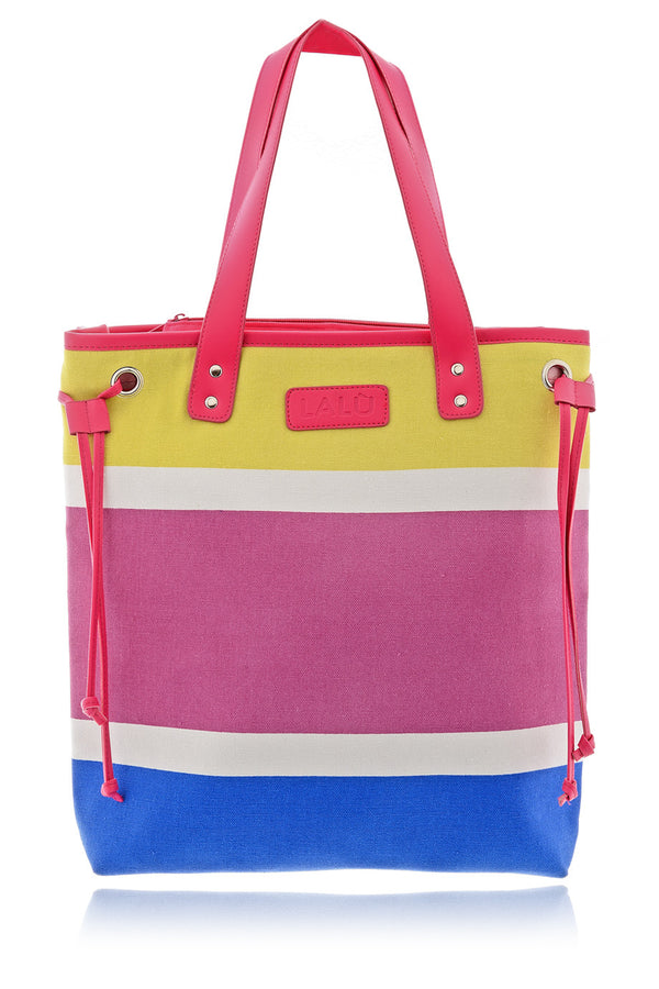 LARINE Color Block Shoulder Bag