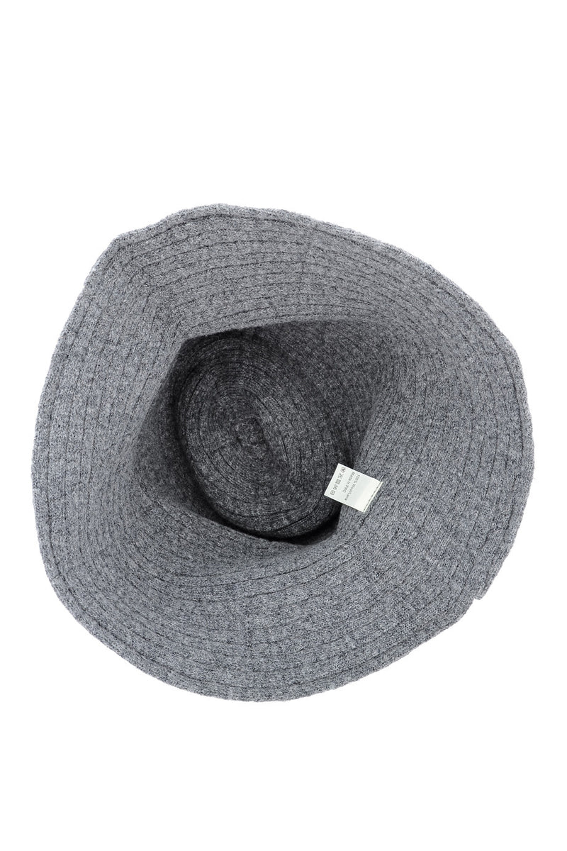 AUSTRIA Grey Wool Cloche Hat