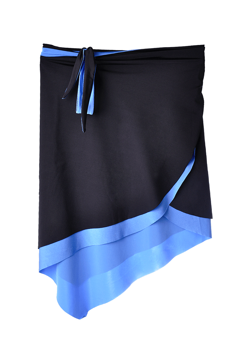 Black and Blue Double Sided Beach Skirt