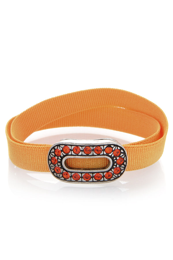 LK DESIGNS ETERNA Orange Ribbon Bracelet