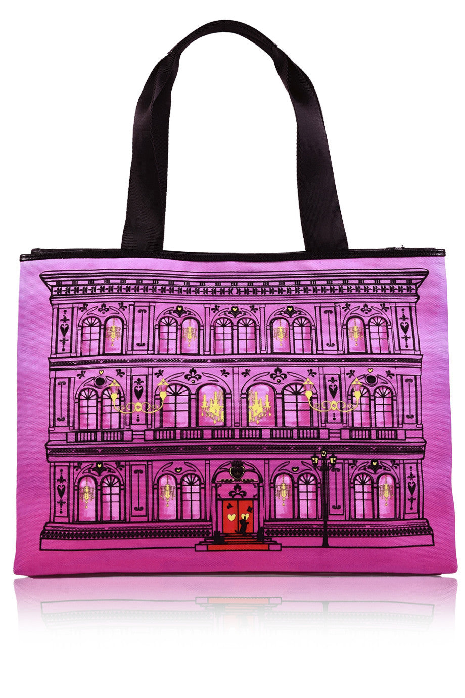 LOVE MOSCHINO PALAZZO Pink Canvas Bag – PRET-A-BEAUTE