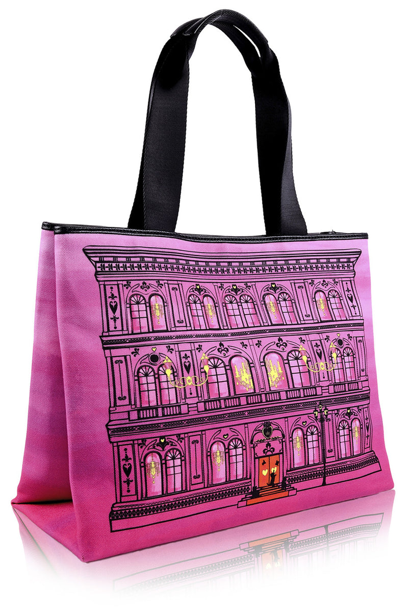 Le Pliage Collection S Handbag Pink/Yellow - Canvas (L1512HDCG05)