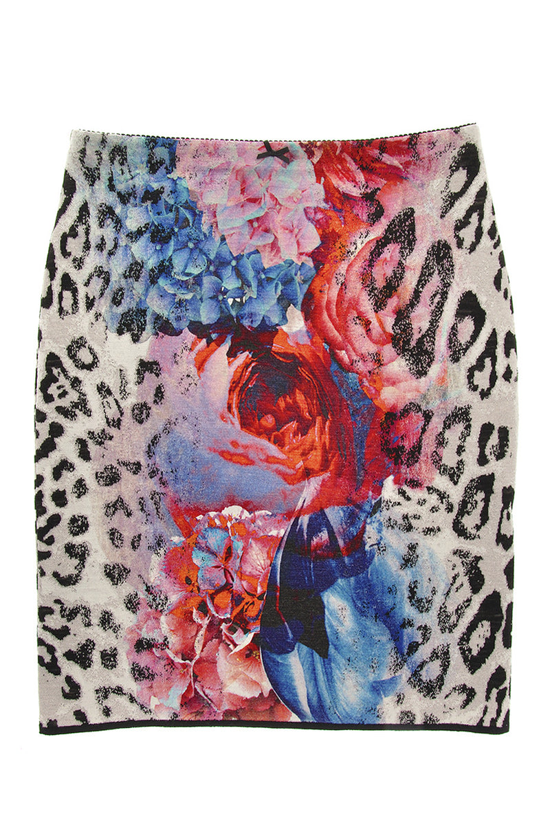 AZALEA Leopard Print Skirt