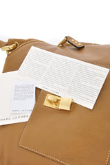 PARADISE Camel Leather Tote