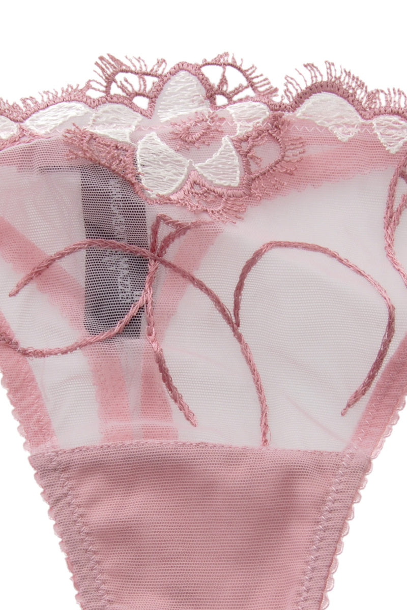 GLAMOUR Pink Lace Flower String