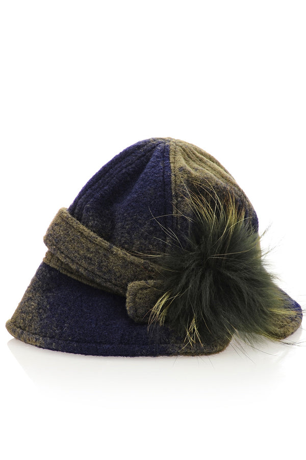 AVERY Blue Ombre Cloche Hat