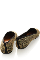 BRANCA Black Suede Slipper Shoes