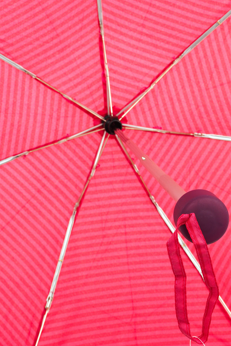 STRIPED Fuchsia Printed Umbrella