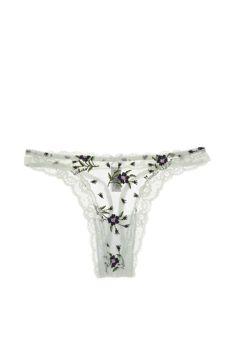 MINT Floral Thong