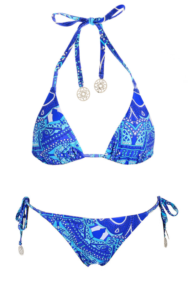 MY JEMMA BIANCA Capri Blue Print Bikini