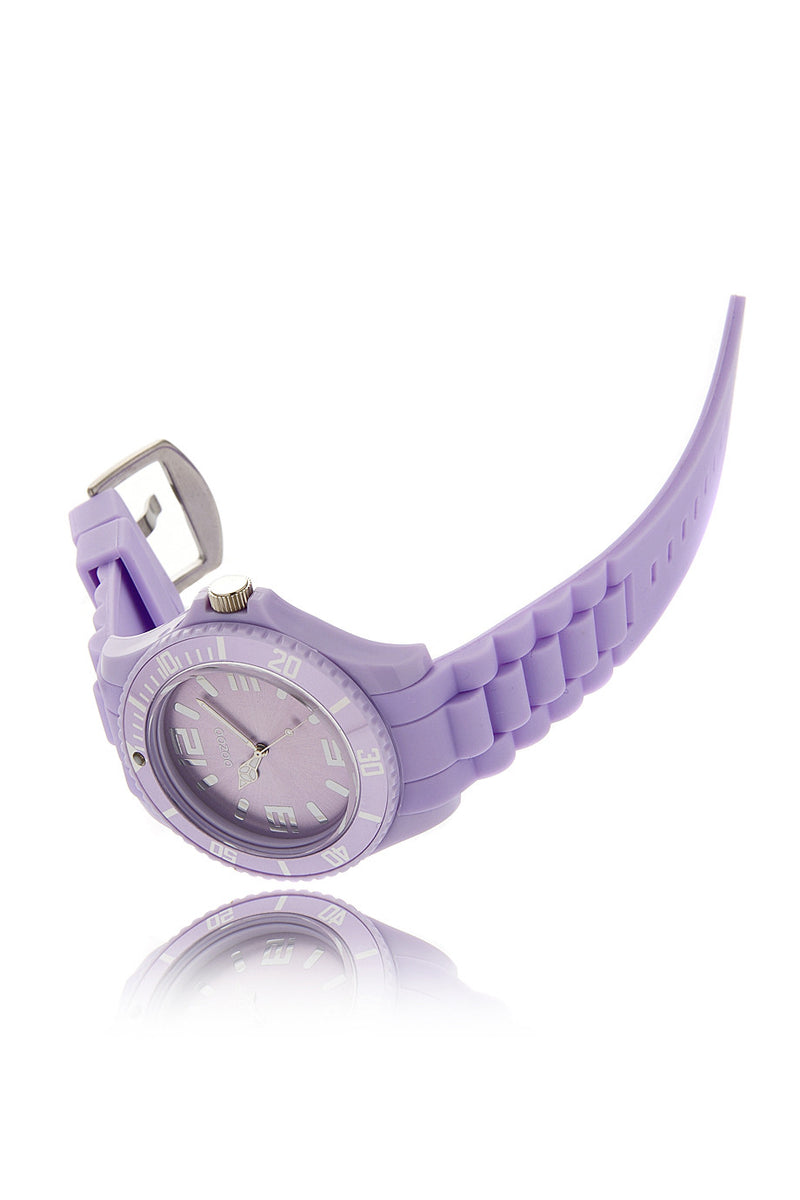 PASTEL LILA Silicone Watch