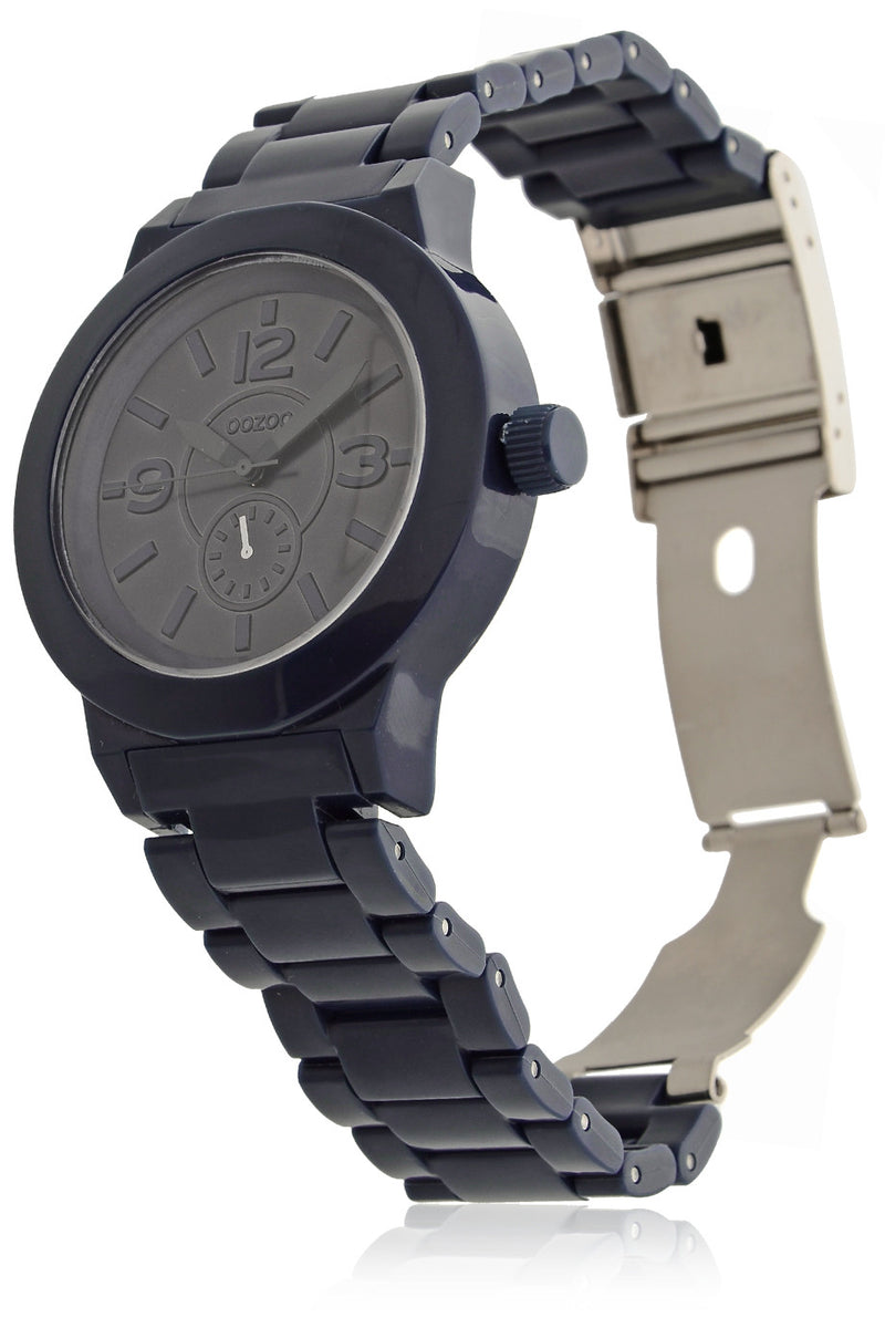 C4118 Blue Black Plastic Watch