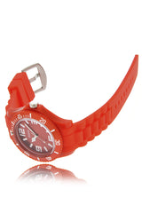 C4285 RED Fluo Silicone Watch