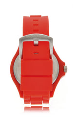 C4285 RED Fluo Silicone Watch