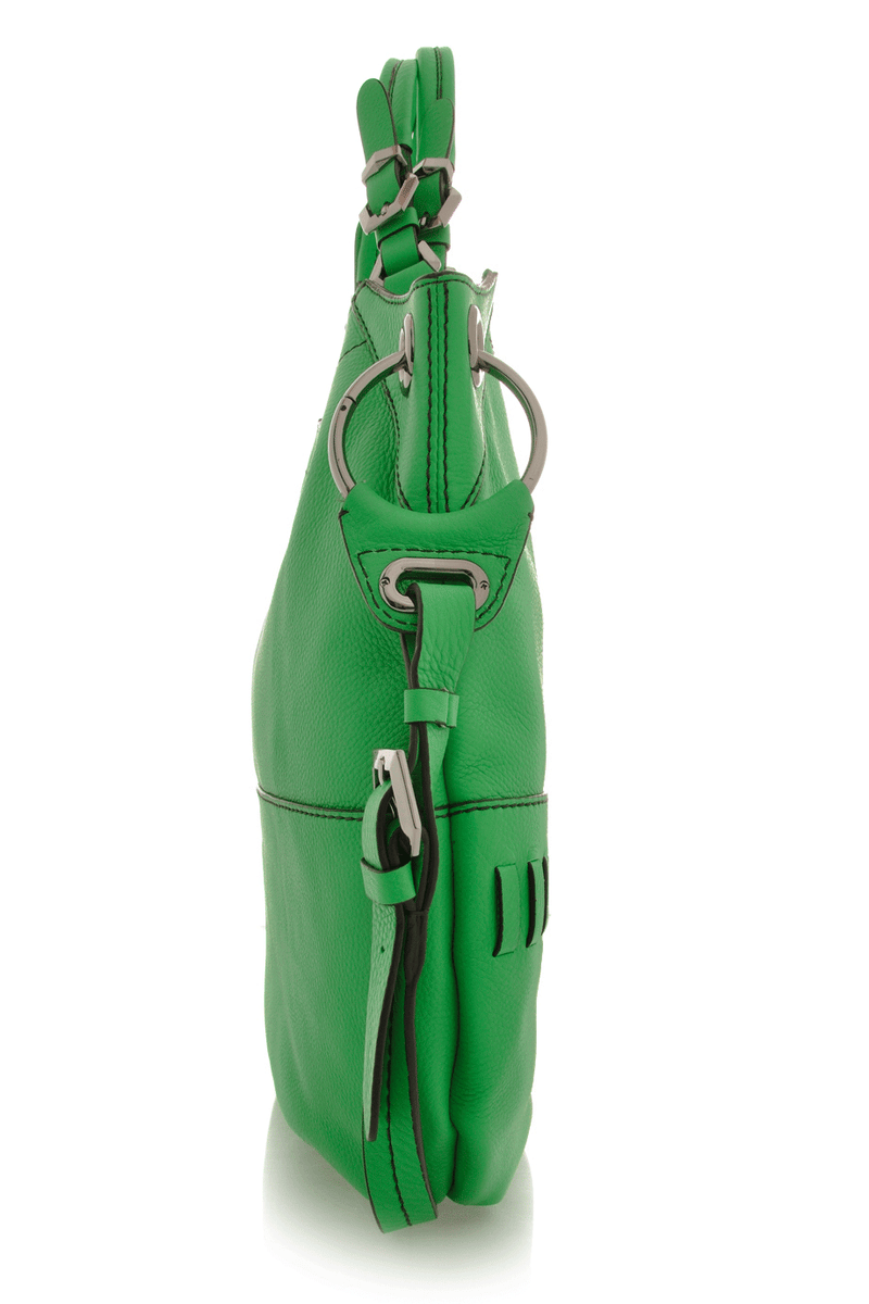 ZOE Green Large Shoulder Bag