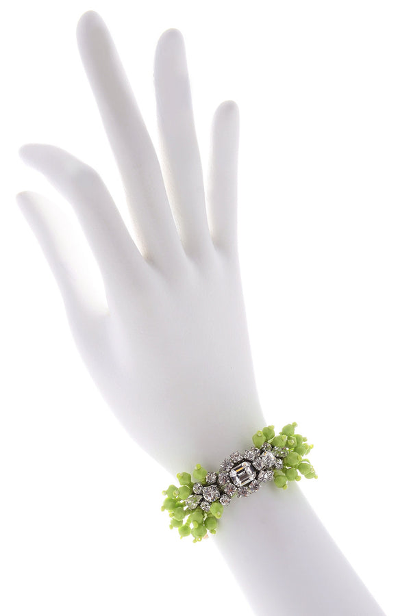 PISTACHIO Crystal Beaded Bracelet