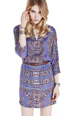 AGRAIRE Printed Viscose Dress