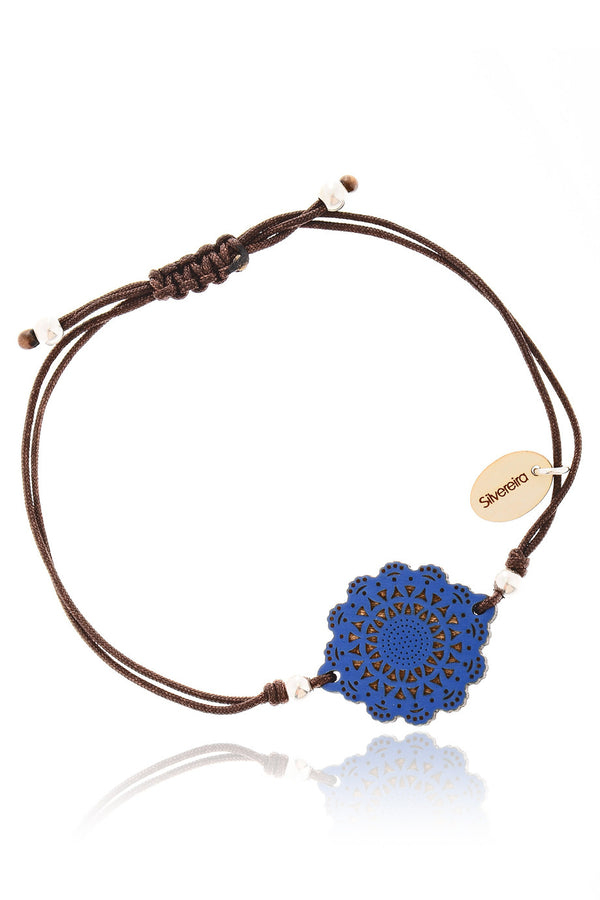 ENCAIXE Blue Wooden Bracelet