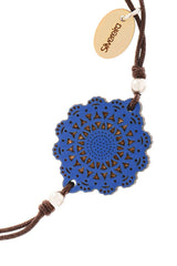 ENCAIXE Blue Wooden Bracelet