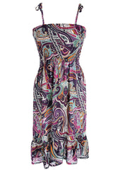 FRESA Purple Printed Dress