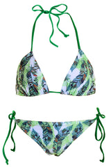 LAUREL Green Triangle Bikini