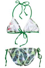 LAUREL Green Triangle Bikini