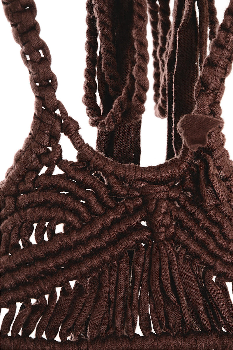 VALSE Ivory Crochet Dress
