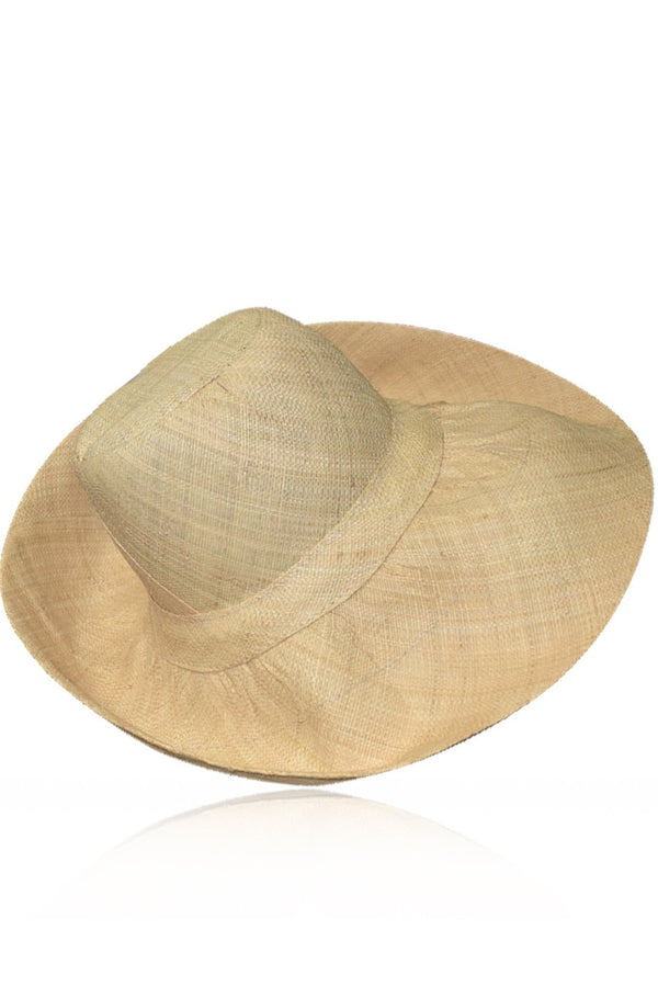 Ιβουάρ Χειροποίητο Φαρδύ Καπέλο Μαδαγασκάρης | Γυναικεία Καπέλα Παραλίας - Le Chapeau