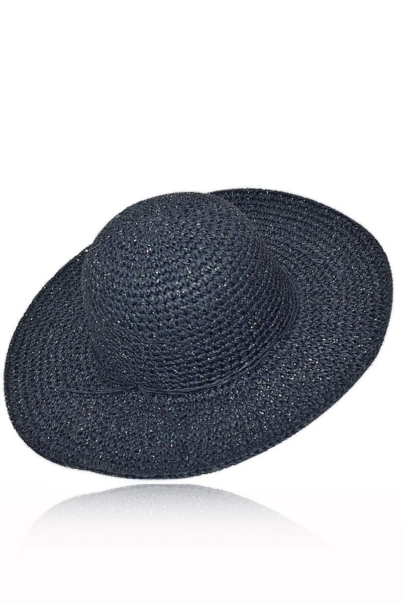 Μπλε Ψάθινο Καπέλο | Γυναικεία Καπέλα - Ψάθινα - Παραλίας - Laura Ferri