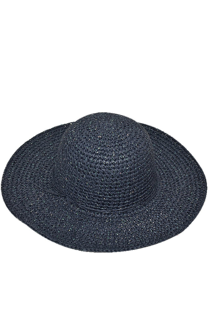 Μπλε Ψάθινο Καπέλο | Γυναικεία Καπέλα - Ψάθινα - Παραλίας - Laura Ferri