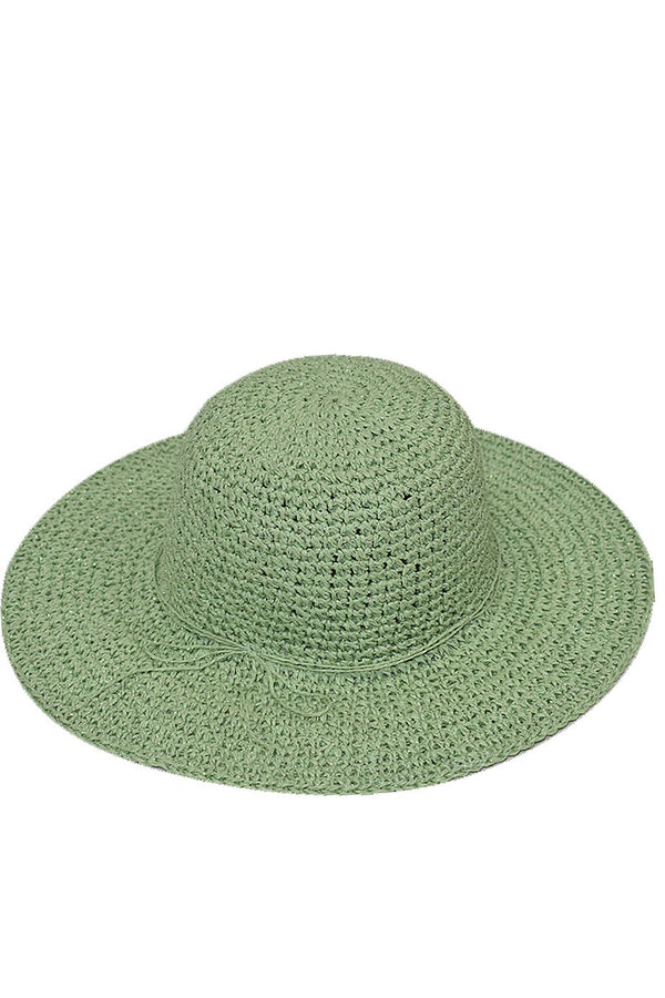 Βεραμάν Πράσινο Ψάθινο Καπέλο | Γυναικεία Καπέλα - Ψάθινα - Παραλίας - Laura Ferri
