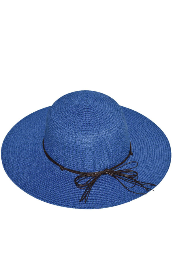 Μπλε Ψάθινο Καπέλο | Γυναικεία Καπέλα - Ψάθινα - Παραλίας - The Straw