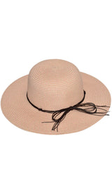Ροζ Ψάθινο Καπέλο | Γυναικεία Καπέλα - Ψάθινα - Παραλίας - The Straw