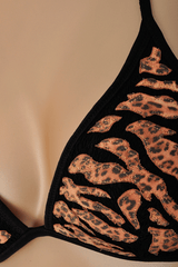 TENERA CARLOTTA VULCANO Black Leopard Bikini