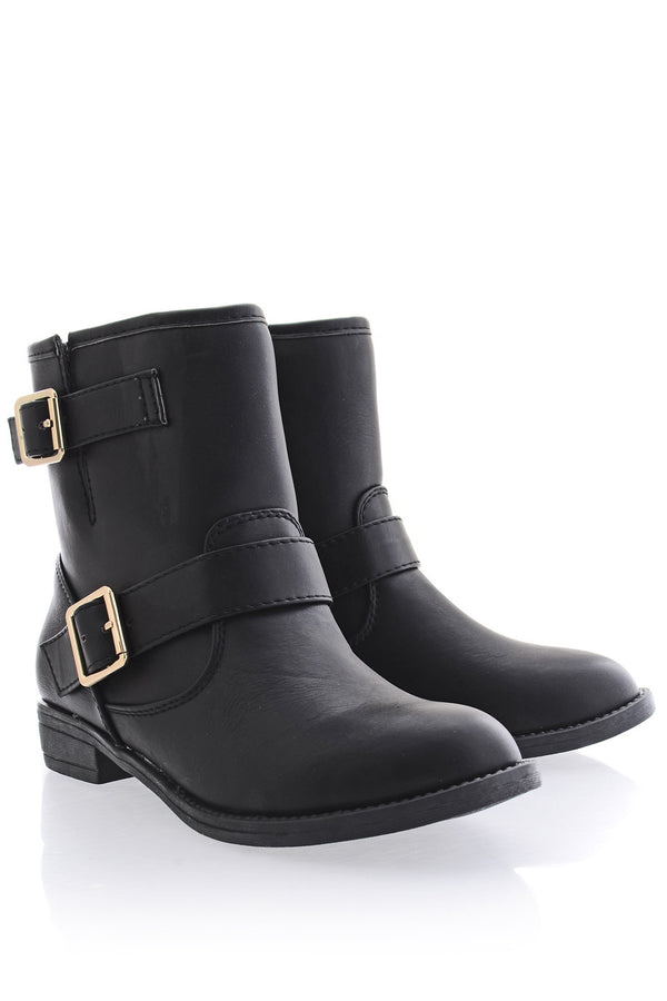 ANDRIE Black Ankle Boots