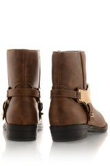 INDIANA Brown Ankle Boots