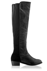 IZIDORA Black Leather Boots