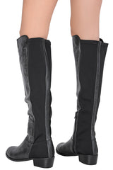 IZIDORA Black Leather Boots