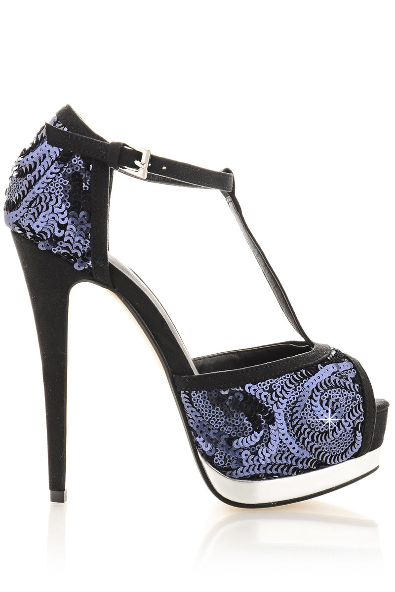 Glitter High Heels Light Blue Platform Pumps Aqua Turquoise Ice Blue...  ($70) ❤ liked on Polyvore featuring shoes… | Glitter high heels, Blue high  heel shoes, Heels