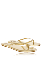 GLOSSES MARSHMALLOW Patent Leather Thong Sandals