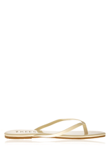 GLOSSES MARSHMALLOW Patent Leather Thong Sandals