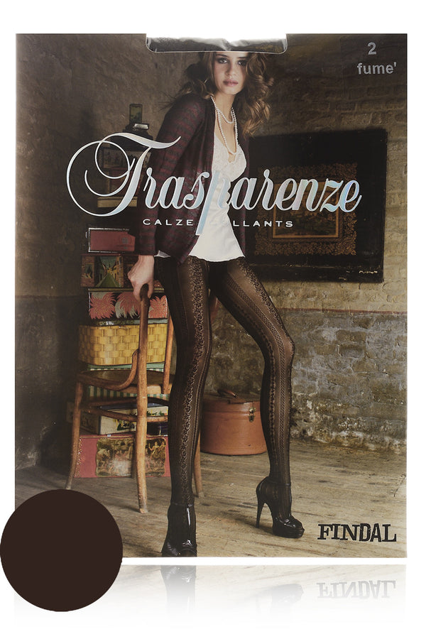TRASPARENZE FINDAL Fume Lace Tights