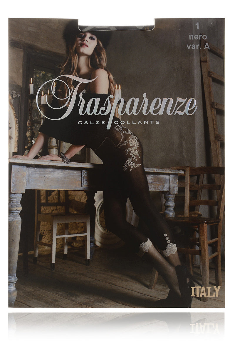 TRASPARENZE ITALY Floral Lace Tights